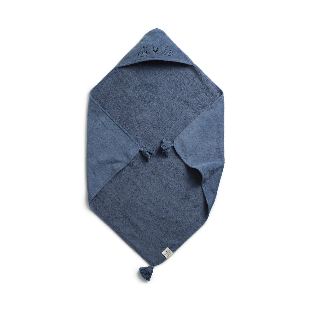 Hooded Bath Towel Tender Blue