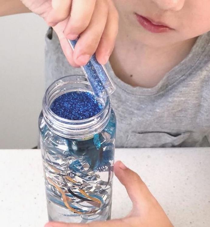 Zoe Set of Silicone Drinking Straws Blue Multi Mix