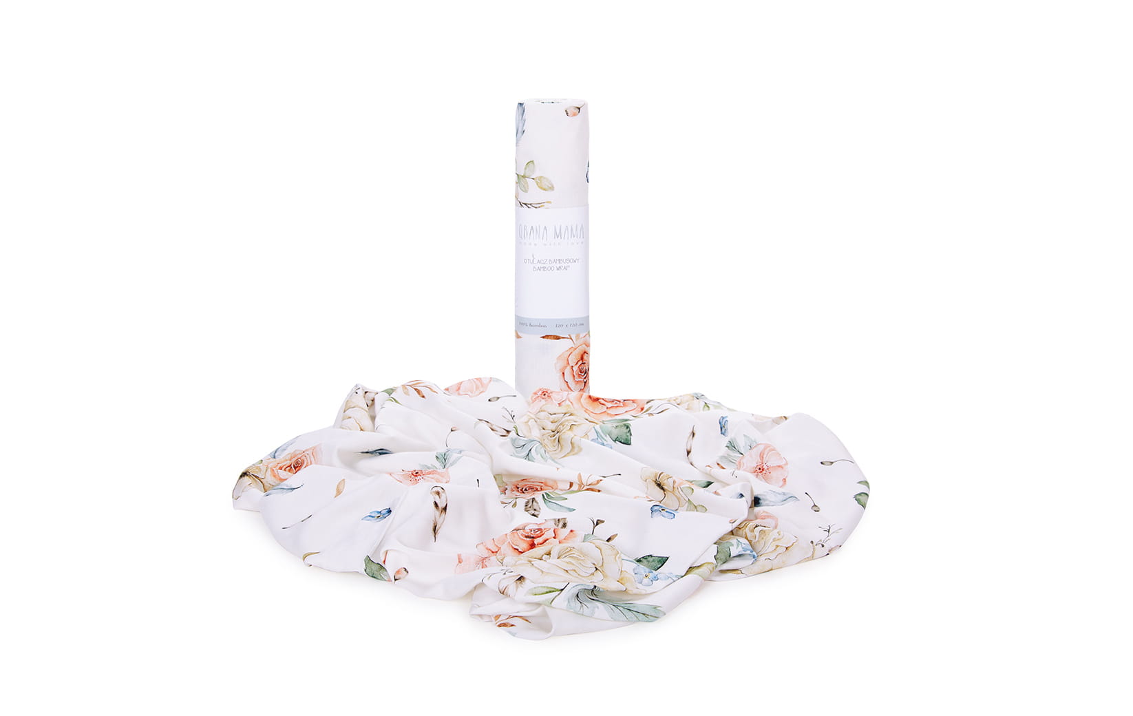 XL Bambus Swaddle Vintage Fowers