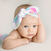 Merinowolle Stirnband Sweet Petal