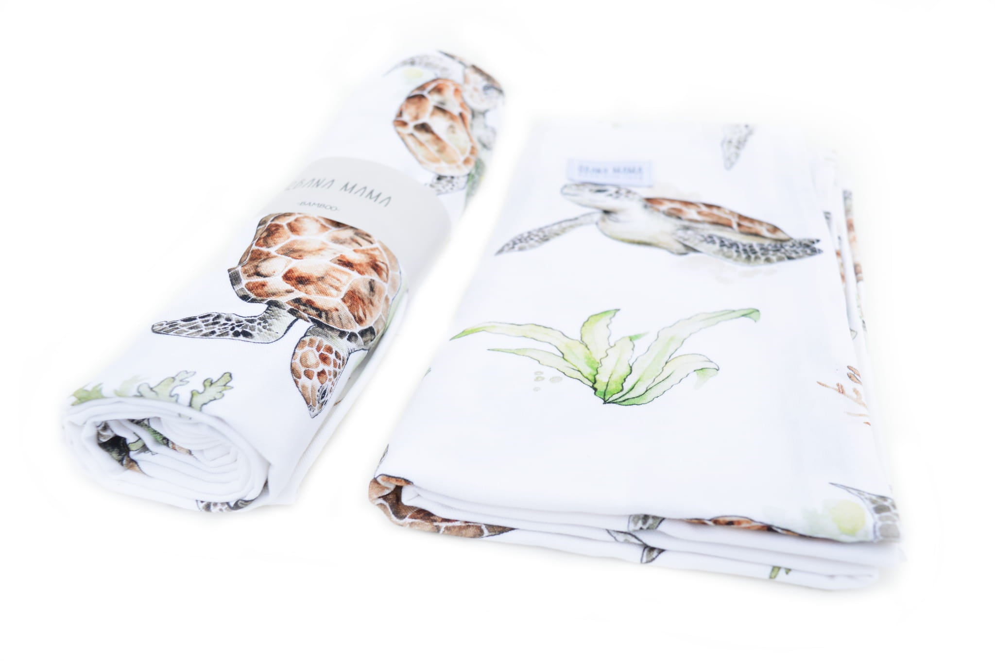 Lange en bambou motif Tortue du Pacifique