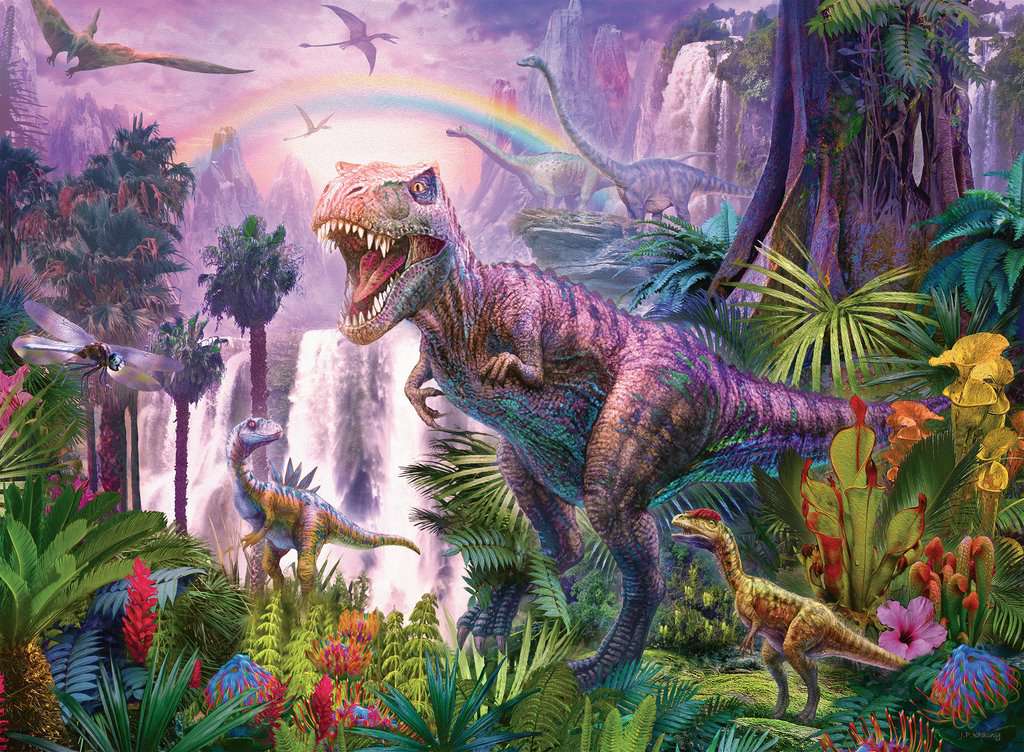 Kinderpuzzle Dinosaurierland