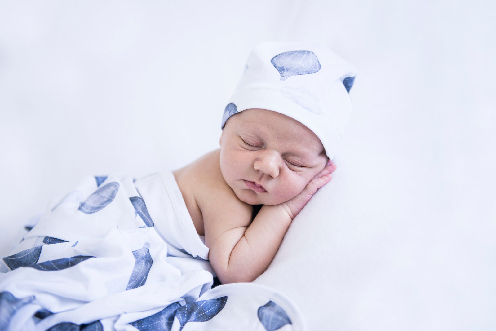 Swaddledecke Ballon mit Beanie