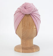 Turban Organic Vintage Rose runder Bun