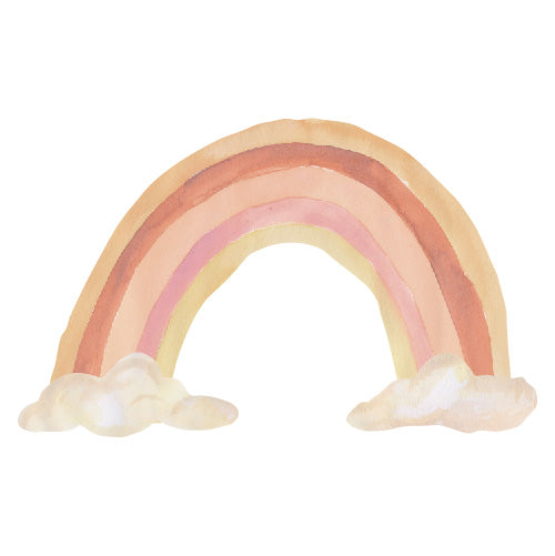 Wandsticker XL Regenbogen Rose Tones