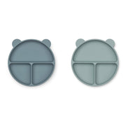 Merrick Meal Plate Set Whale Blue Mix