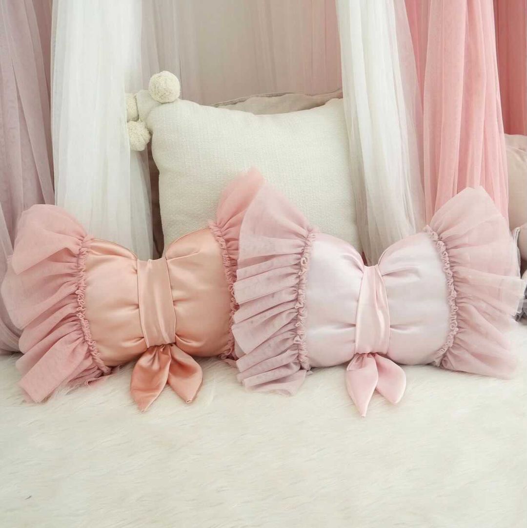 Kissen Deluxe Dreamy Bow Light Pink