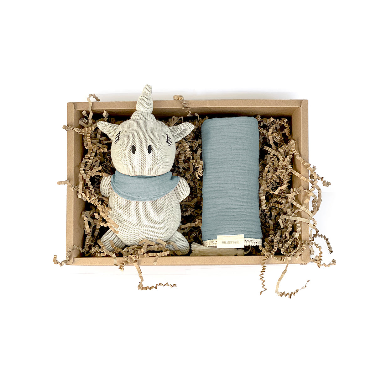 Lot de pailles en silicone Zoe, bleu multicolore