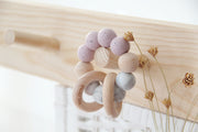 Lot de pailles en silicone Zoe, bleu multicolore