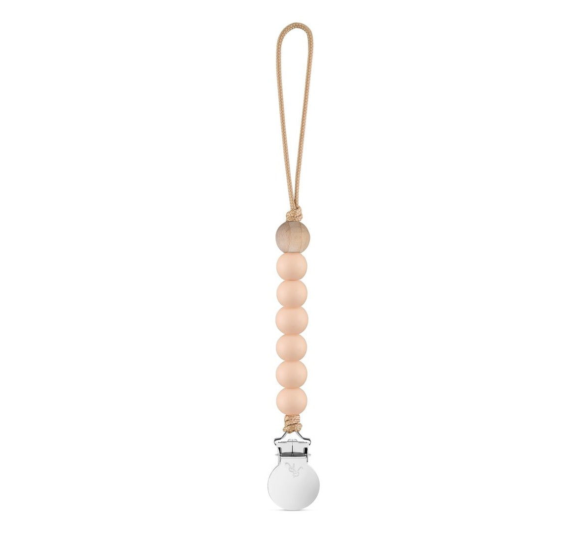 Schnullerclip Cutie Wood Beige Beige