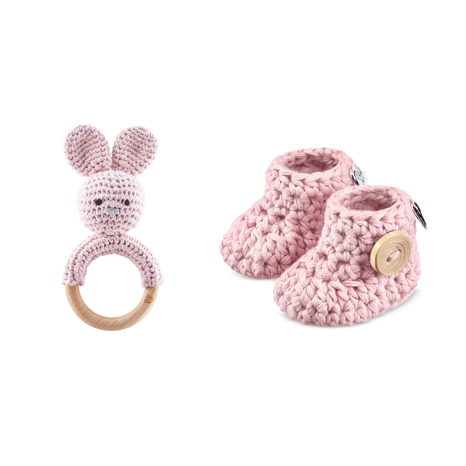 Holz Geschenkbox klein Bunny Pink