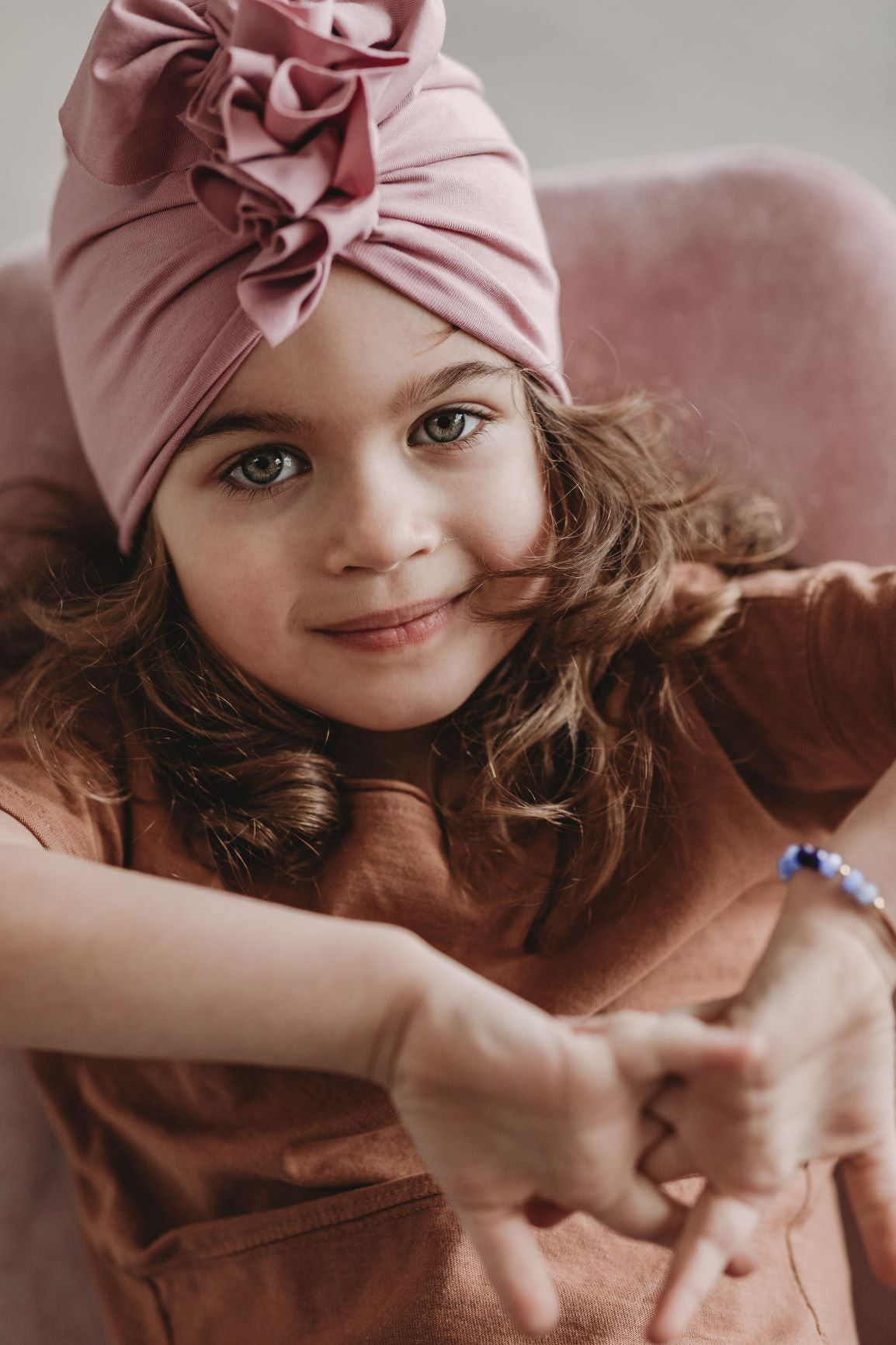 Turban Organic Mauve Pink