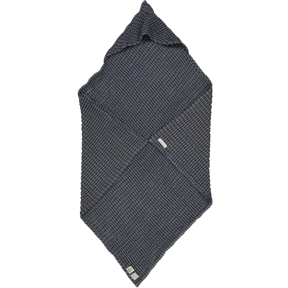 Waffel Badetuch Stormy Blue
