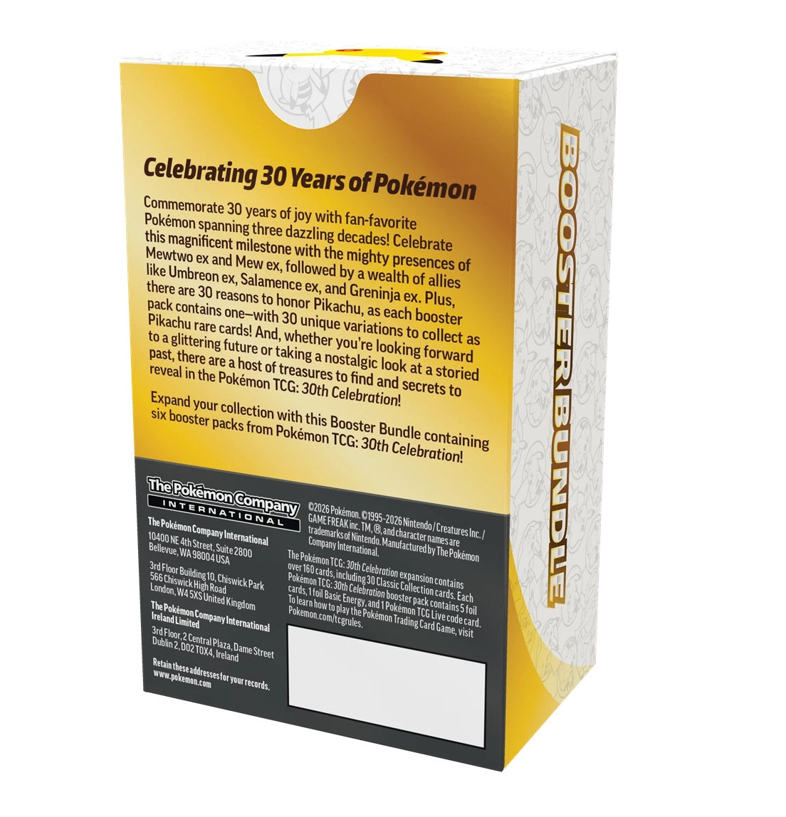 30th Celebration Booster Bundle