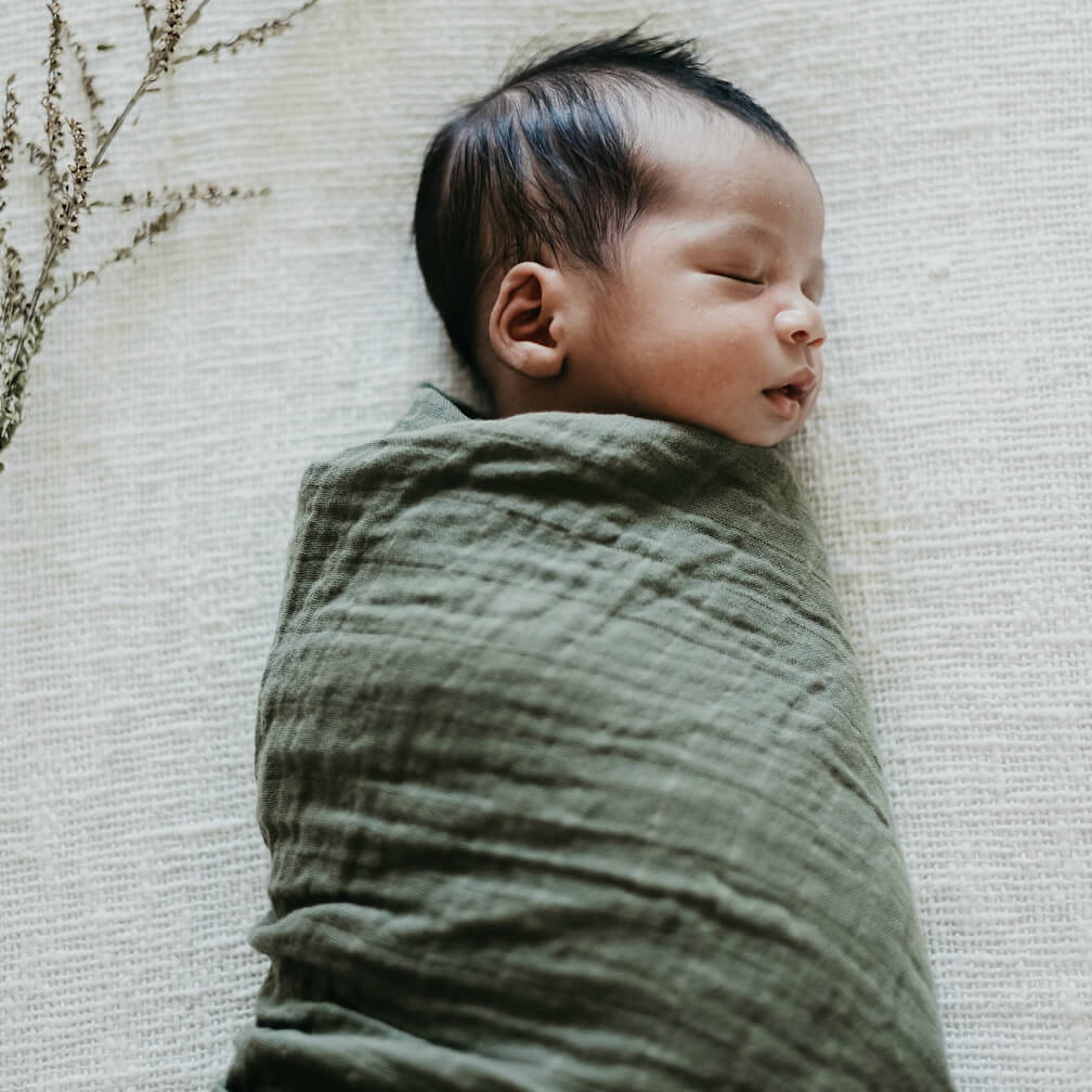 Muslin Dusty Olive