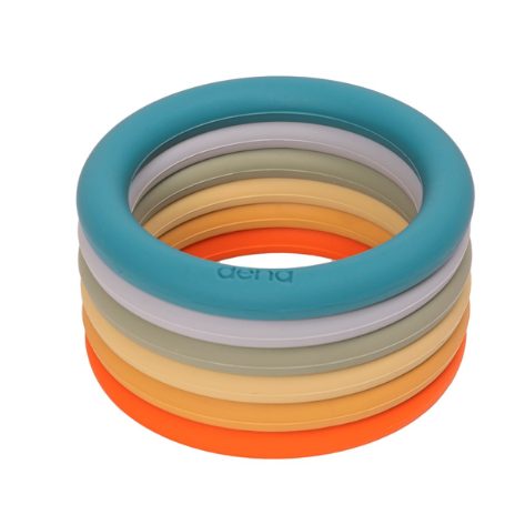 Silikon Greifling Sensorikringe Erdfarben