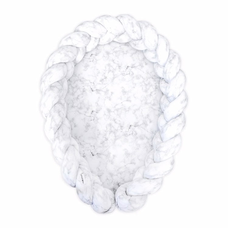 Baby nest bed bumper marble 2 in 1