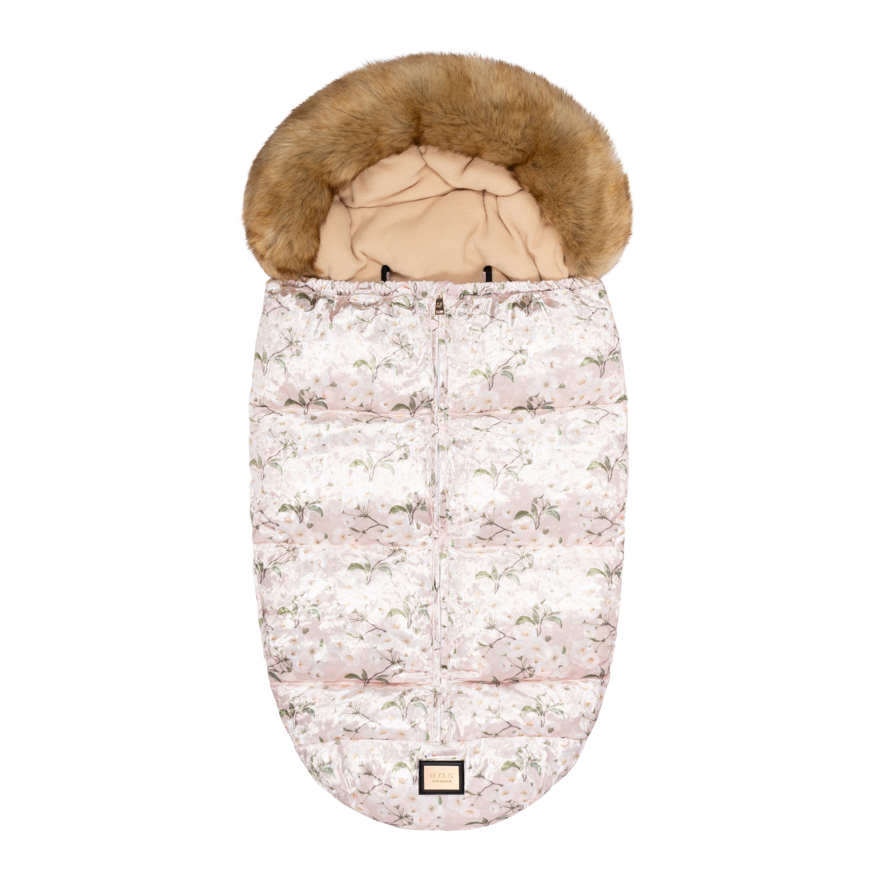 Fusssack Dreamy Samt Blumen