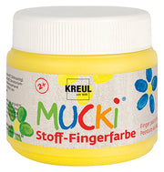 MUCKI Funkel-Fingerfarbe Gelb