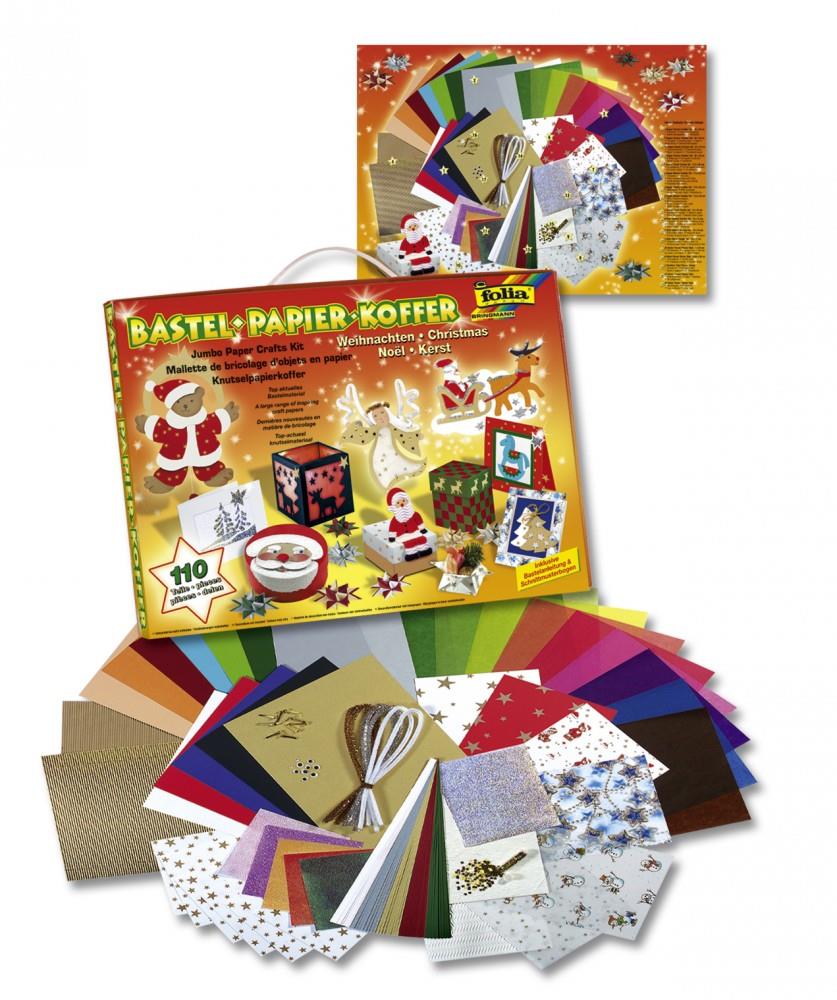 Bastelpapierkoffer 110-teilig