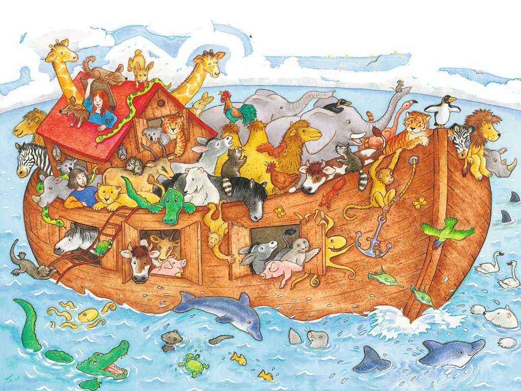 Kinderpuzzle Die große Arche Noah