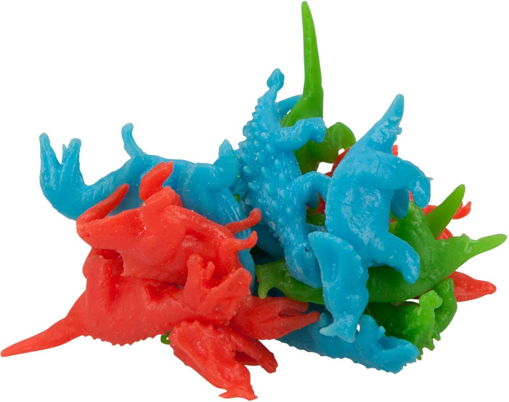 Lot de pailles en silicone Zoe, bleu multicolore