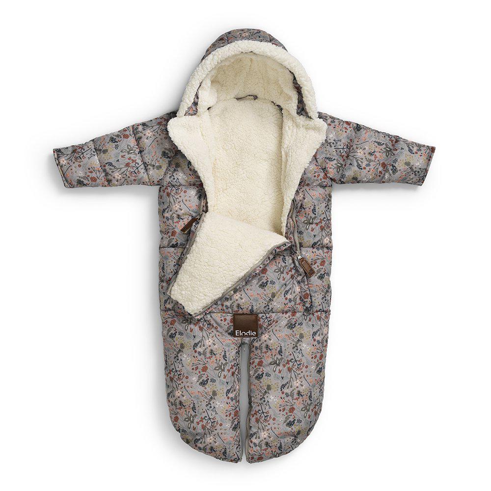 Fusssack Overall Vintage Flower (geeignet für Autositz)