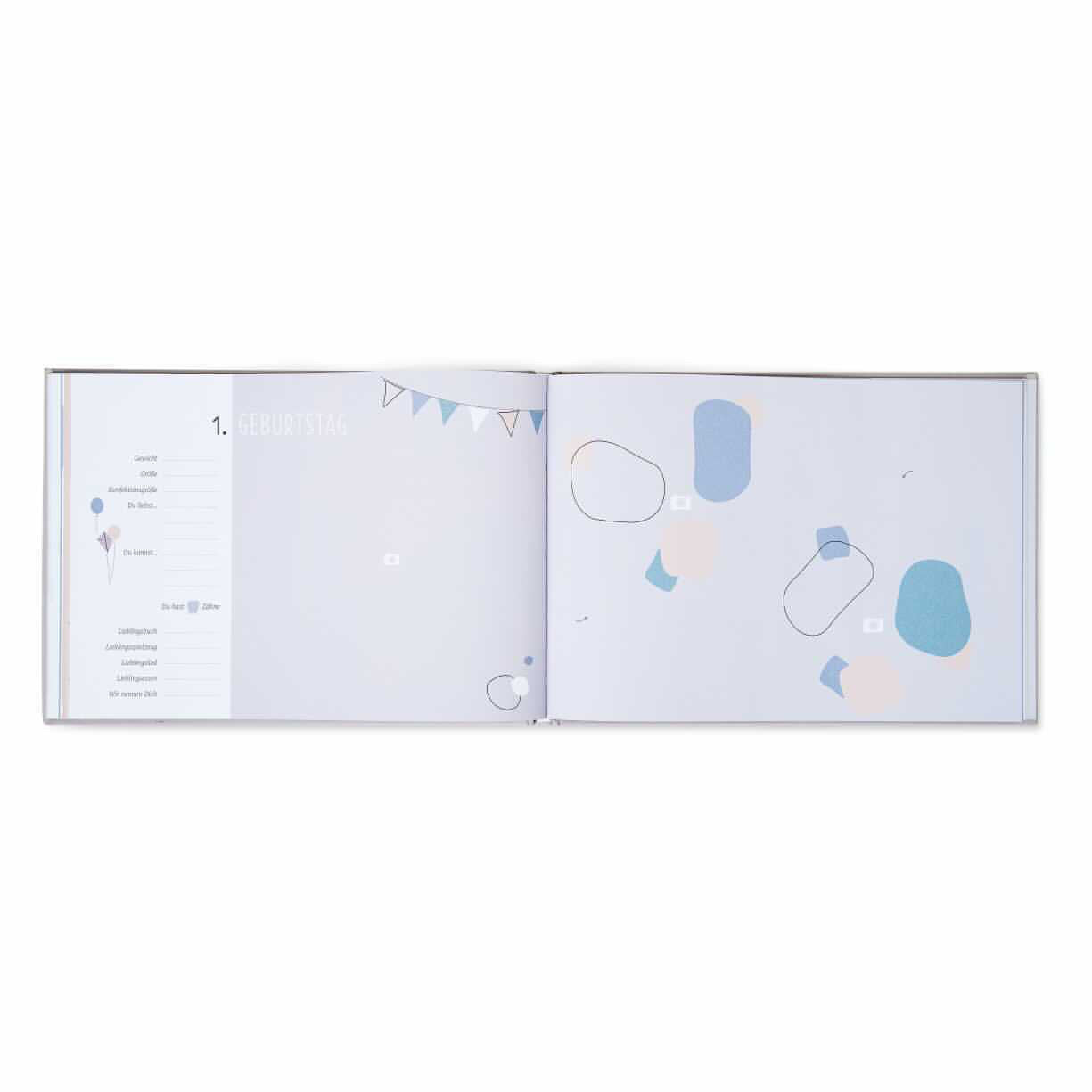 Lot de pailles en silicone Zoe, bleu multicolore