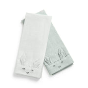 Ensemble de serviettes vert minéral