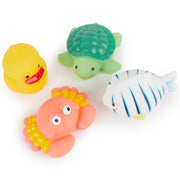 Lot de pailles en silicone Zoe, bleu multicolore