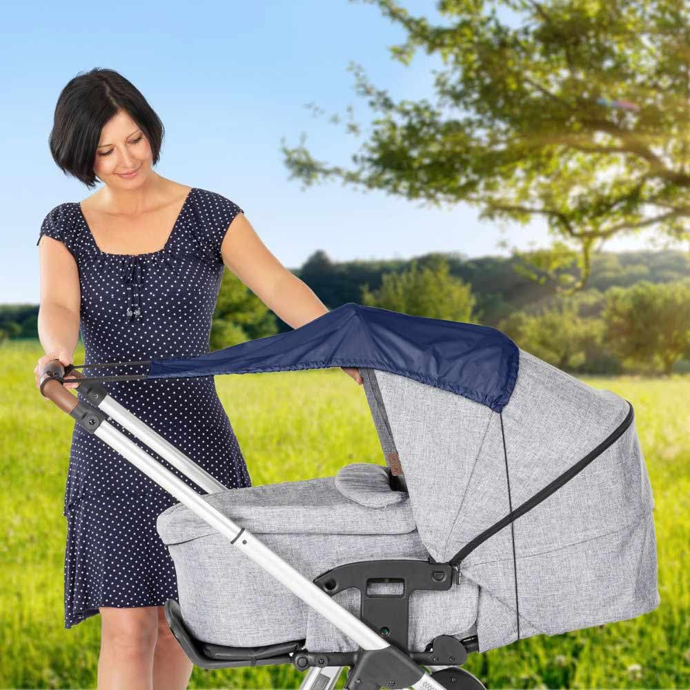 Sun sail for stroller Navy