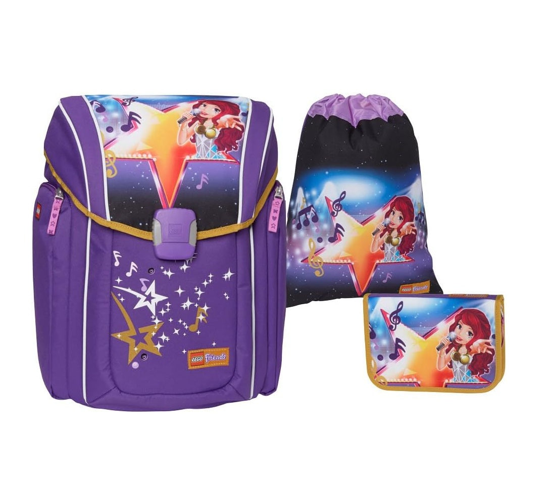 Easy Schulrucksack-Set "Popstar" 3-teilig