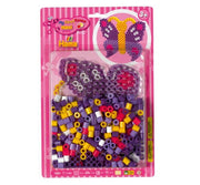 Lot de pailles en silicone Zoe, bleu multicolore