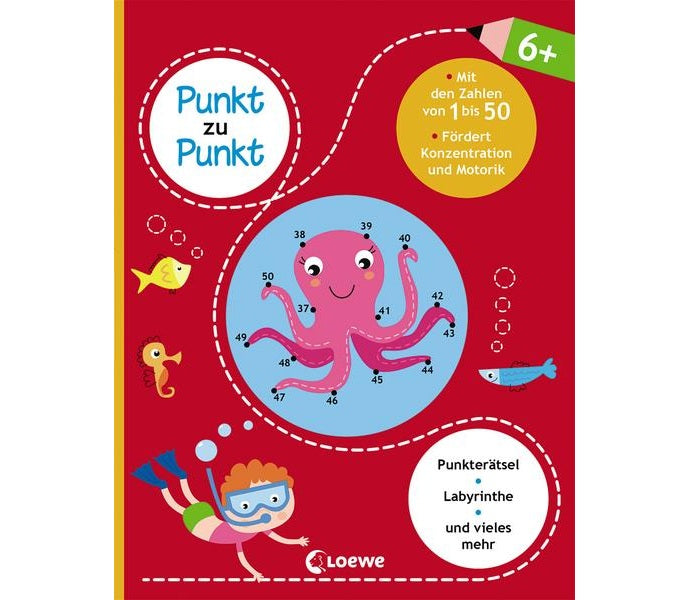 Punkt zu Punkt - Mit den Zahlen von 1 bis 50