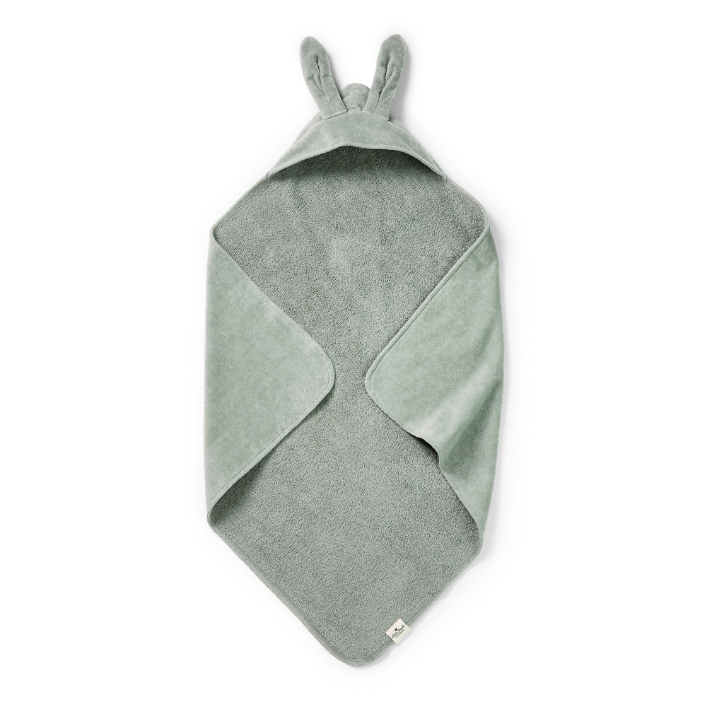 Hooded bath towel Vanilla white