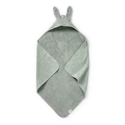 Hooded bath towel Vanilla white