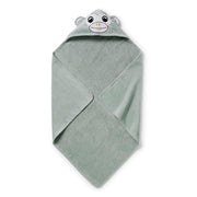 Hooded Bath Towel Pebble Green