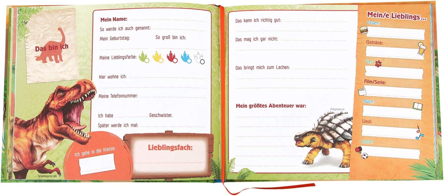 Freundebuch Dino World