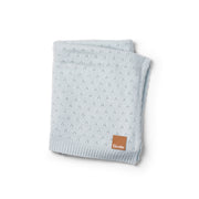Babydecke Pointelle Bermuda Blue