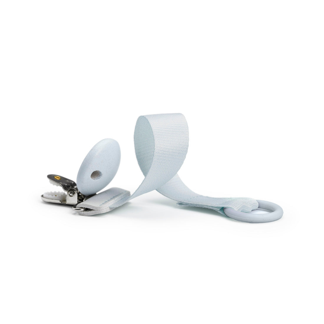 Schnuller- Band Holzclip Bermuda Blue