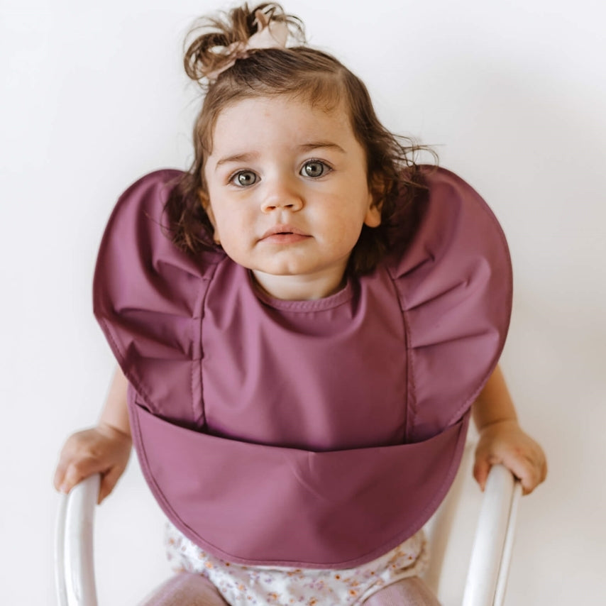 Lätzchen Mauve