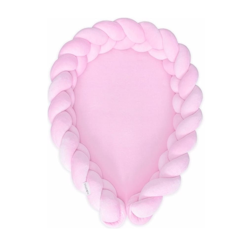 Baby nest bed snake baby pink 2 in 1