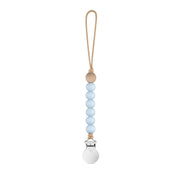 Schnullerclip Cutie Wood Blue