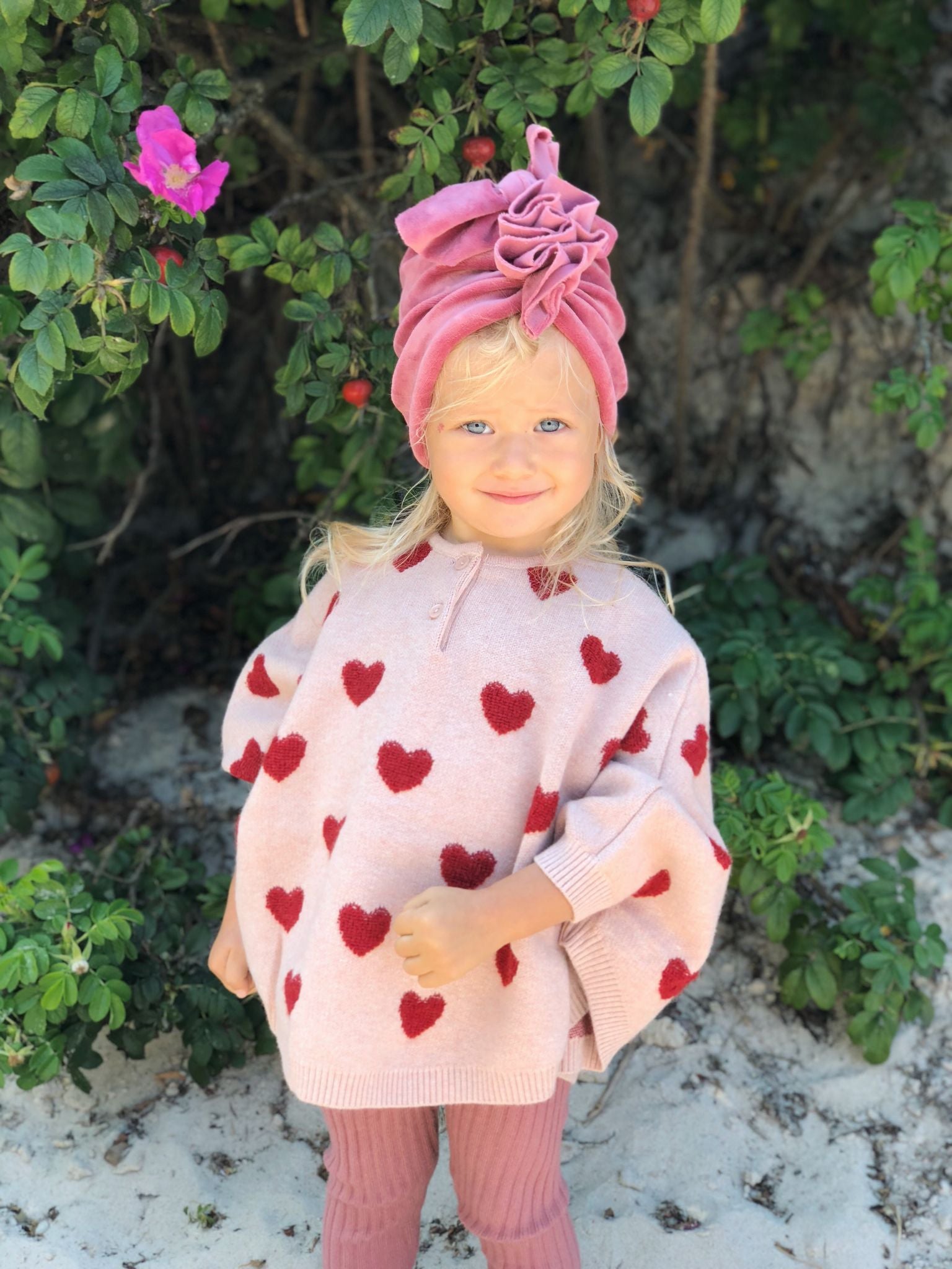 Turban Samt Dusty Pink