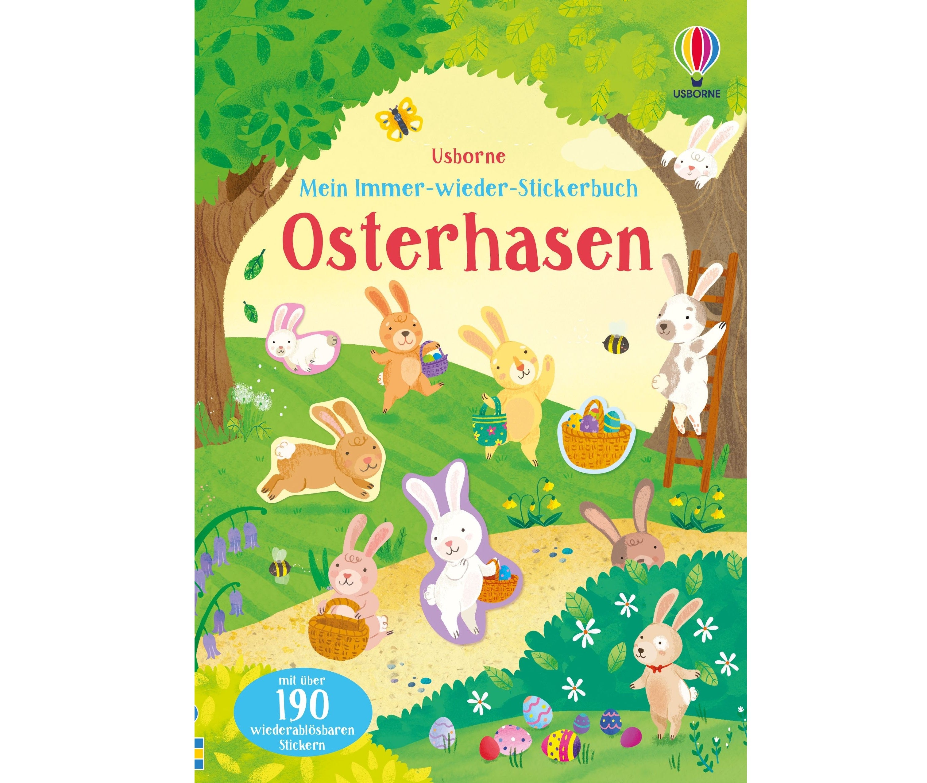 Mein Immer-wieder-Stickerbuch: Osterhasen