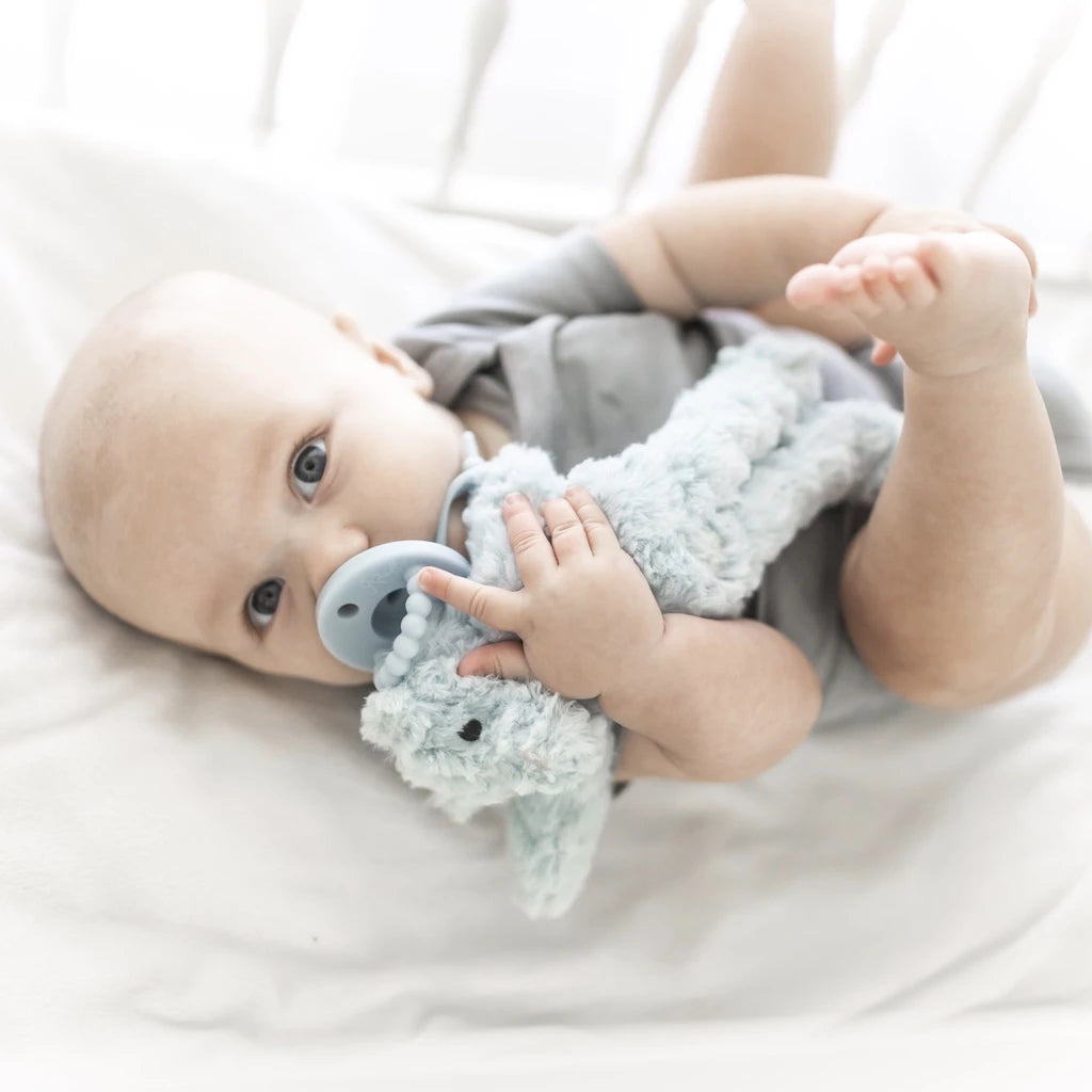 Lot de pailles en silicone Zoe, bleu multicolore