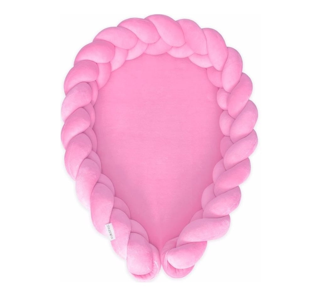 Baby nest bed snake pink 2 in 1