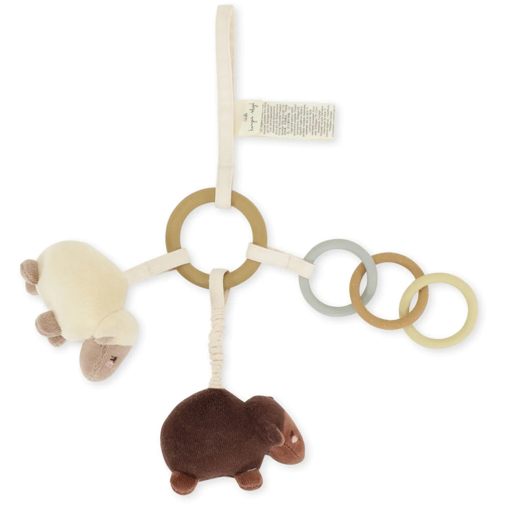 Lot de pailles en silicone Zoe, bleu multicolore