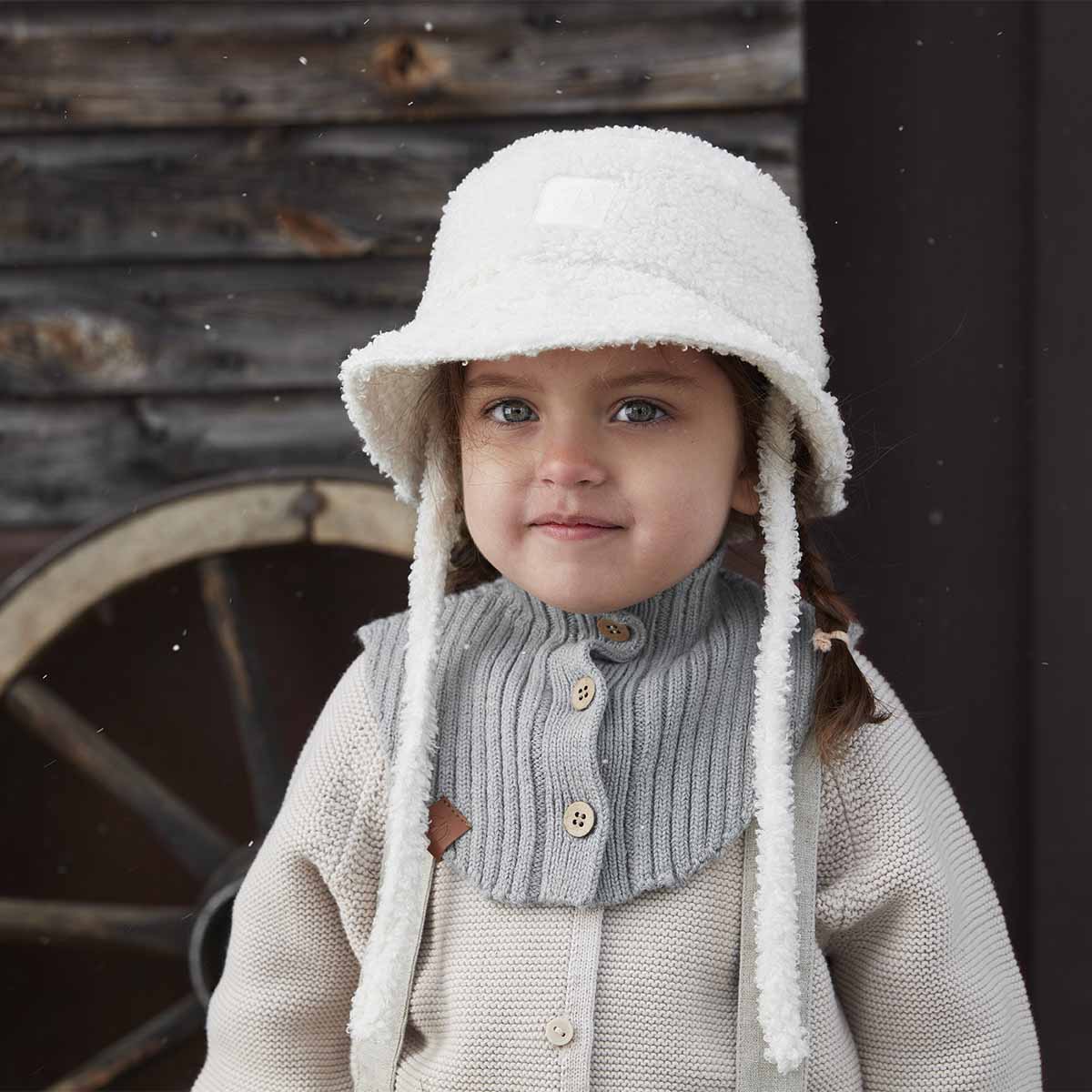 Hut Teddy Boucle Weiss