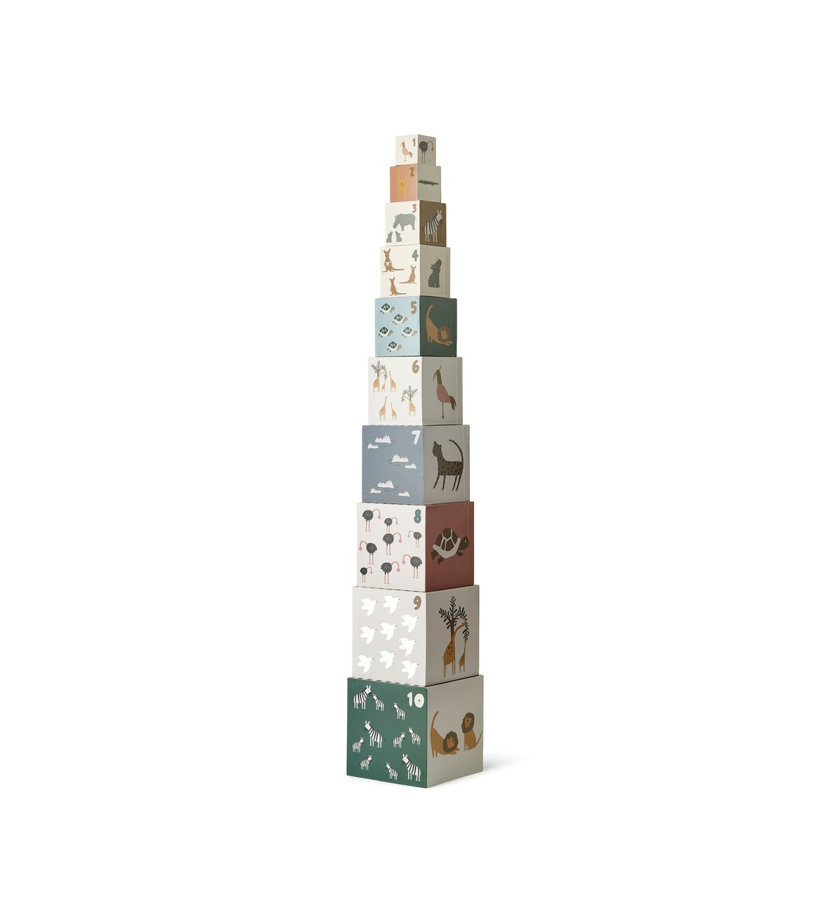 LIEWOOD - Paper Collection: Aaren Stacking Tower All Together